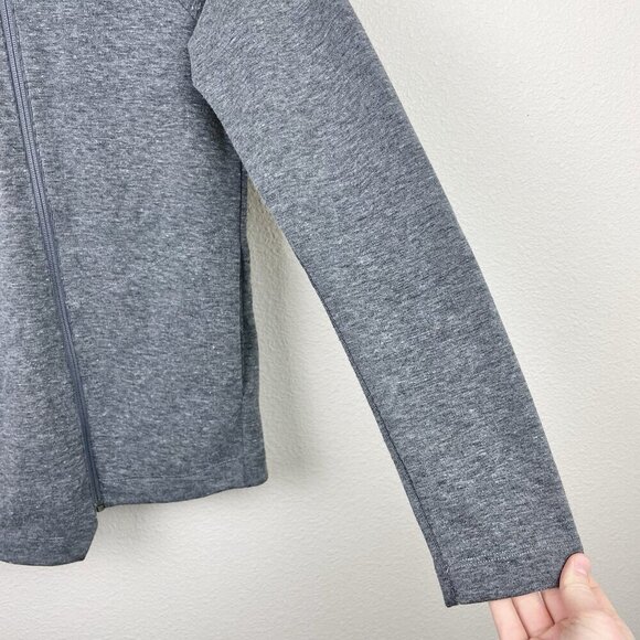 Nau Women's XS Hyperspace Grey Spacedye Full Zip Hoodie Sweatshirt Organic Cotto - Picture 7 of 16